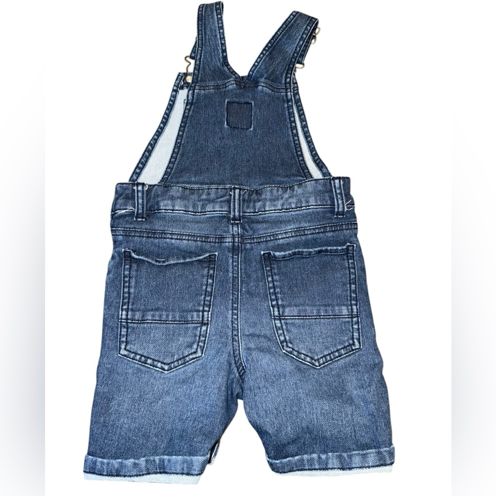 Genuine Kids from OshKosh Denim Short Overalls – Size 3T - Picture 2 of 3